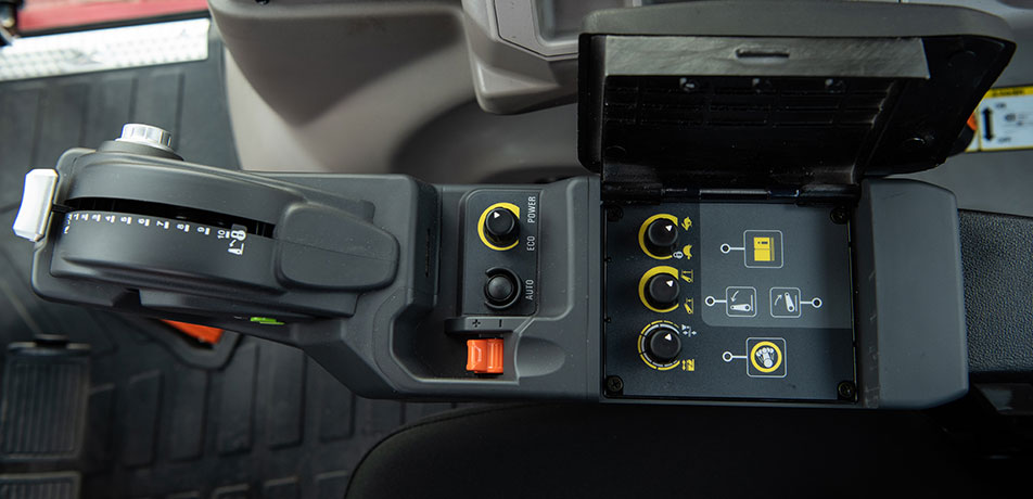 Integrated Armrest Powershift Transmission